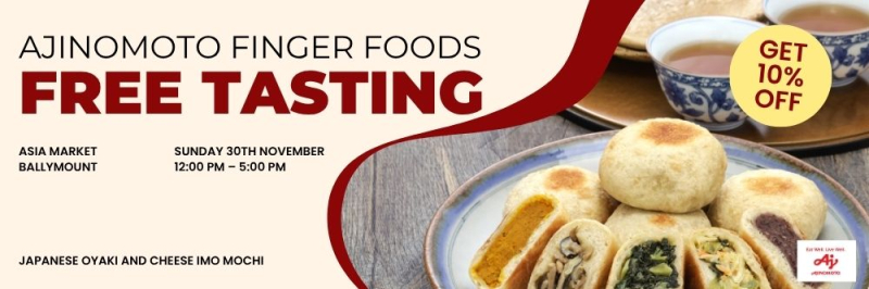 Ajinomoto Finger Food Free Tasting – 30th Nov'25