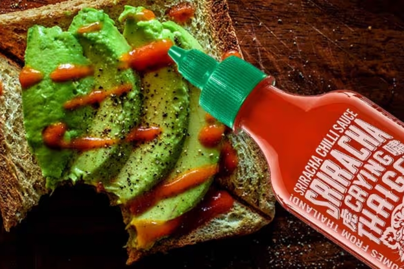 Spicy Sriracha Avocado Toast Recipe
