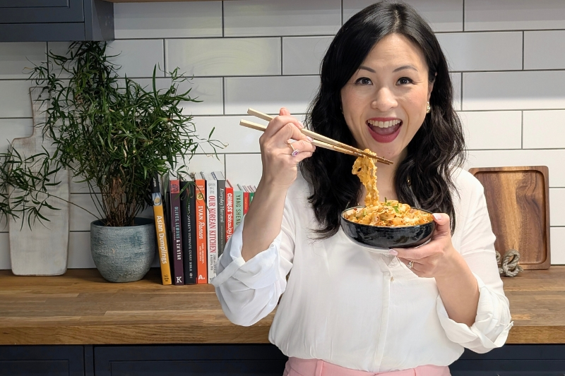 Quick & Easy Chilli Oil Biang Biang Noodles Recipe by Eva Pau