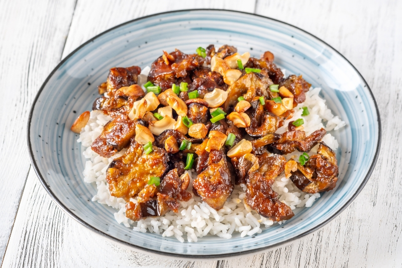 Korean Gochujang Glazed Eggplant Recipe