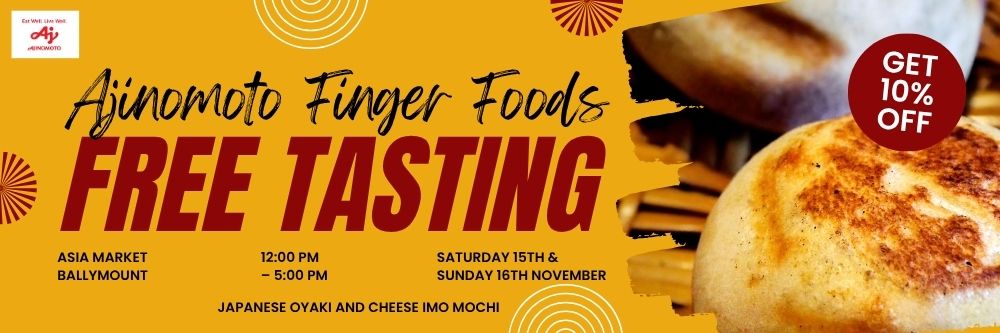 Ajinomoto Finger Food Free Tasting – 15th & 16th Nov'25