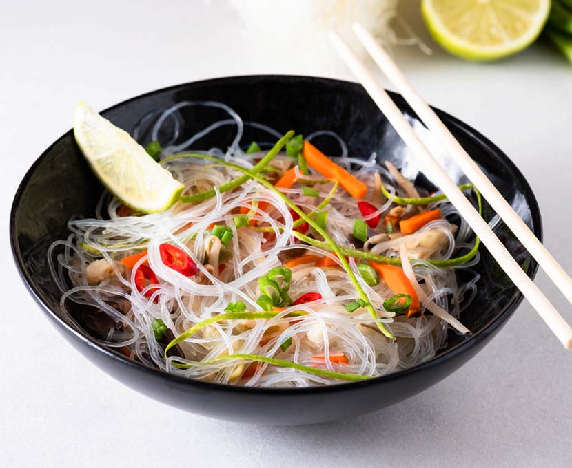 Vietnamese Glass Noodle Salad with Mock Chicken Vietnamese Glass Noodle Salad with Mock Chicken