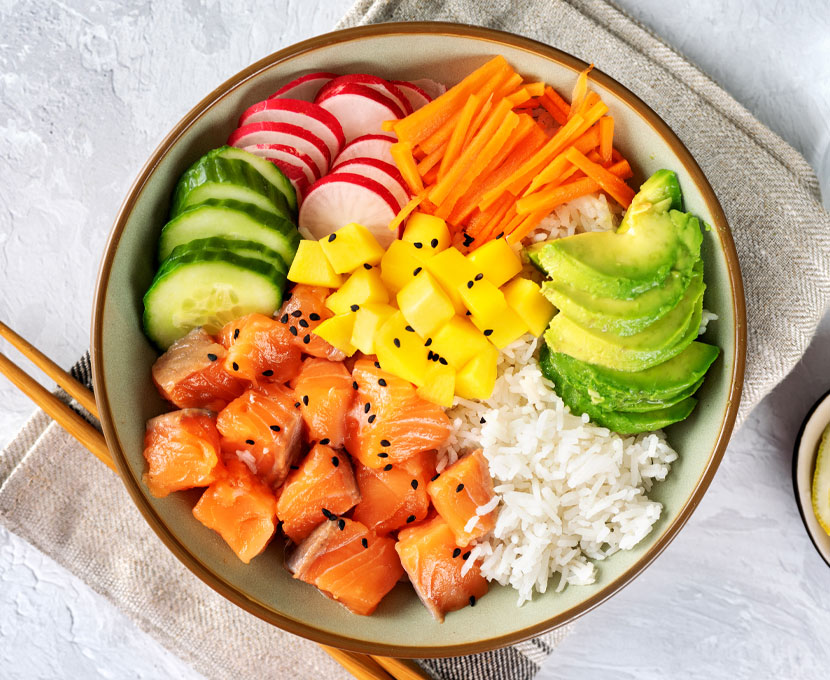 Trendy Salmon Poke Bowl&nbsp;