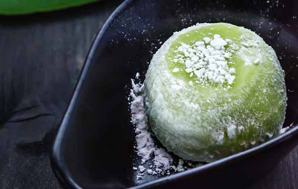 Green tea Mochi Green tea Mochi
