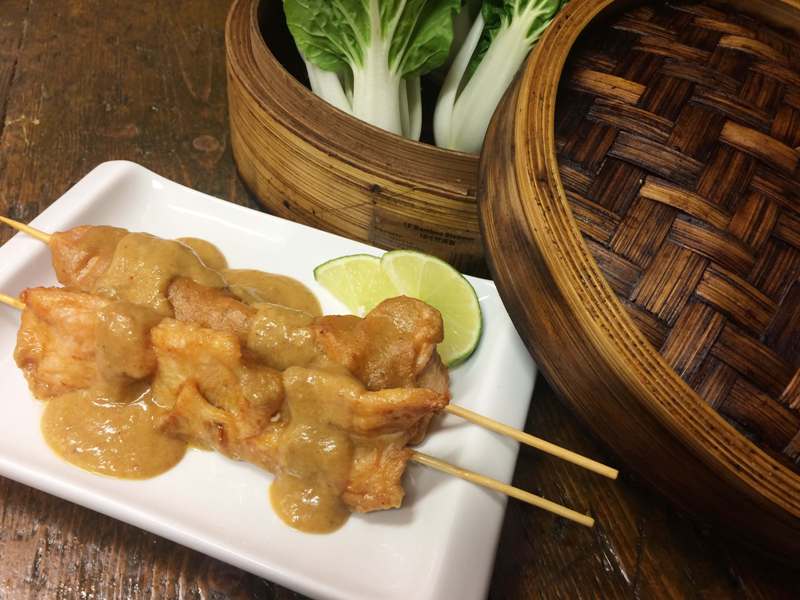 Satay Chicken with Skewers Satay Chicken with Skewers