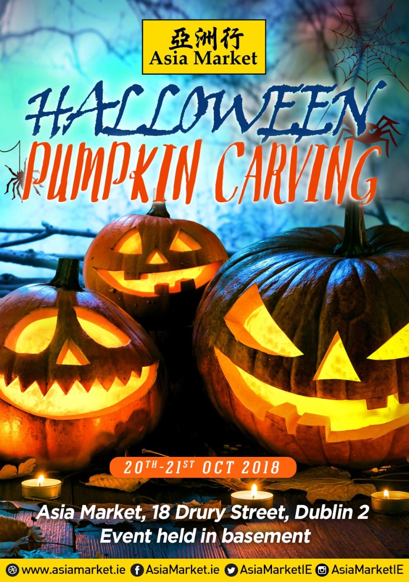 Halloween Pumpkin Carving at Asia Market Halloween Pumpkin Carving at Asia Market