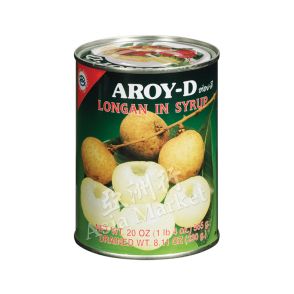 Aroy-D Longan In Syrup 罐装 糖水龙眼 565g
