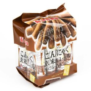 Pei Tien Chocolate Brown Rice Roll 北田蒟蒻糙米卷-巧克力 160g