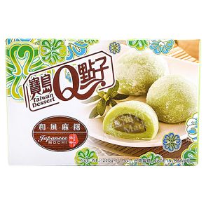 Taiwan Dessert Green Tea 宝岛Q点子绿茶味麻糬 210g