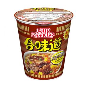 NISSIN Beef Cup Noodle合味道 五香牛肉 杯面 72g