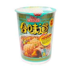 NISSIN Spicy Seafood Cup 味道香辣海鲜味杯面 73g