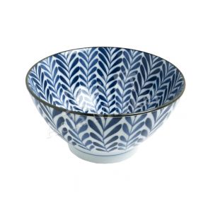 BOWL - 藍色彩绘青花瓷陶瓷碗 (7寸) (风格2, 3型)