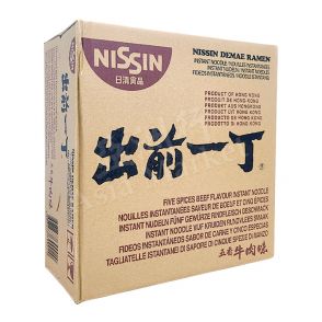[CASE] NISSIN Five Spices Beef日清 - 出前一丁 五香牛肉面 100g (x30Pkts)