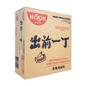 [CASE] NISSIN - Demae Ramen Spicy Sesame Flavoured Noodles 100g (x30Pkts) 日清 - 出前一丁 (香辣) 麻油味方便面