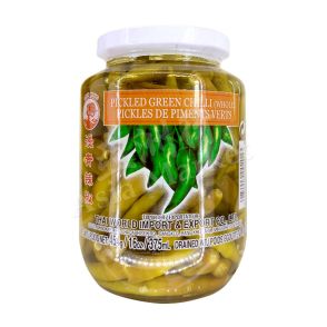 COCK - Pickled Green Chilli (Whole)  公鸡牌(泰国) - 浸青辣椒 (Whole) 454g