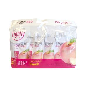 [Pack of 10] DAESANG -  Jelly Peach 魔芋果冻水蜜桃味 150g  (x10)