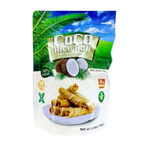 KASET - Coco Rice Roll  (Original Flavour)  泰国 - 椰子蛋卷 (原味) 100g