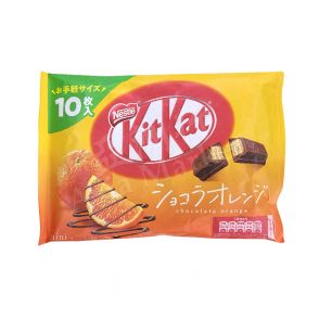 NESTLE KitKat Mini – Orange  雀巢 – 巧克力威化饼干 (香橙味) (x10) 99g
