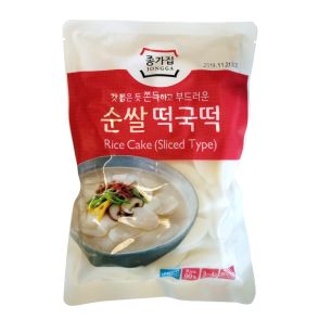 FRESH JONGGA Korean Rice Cake (Sliced) 韩国 年糕 (切片) 500g