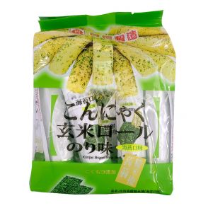 PEI TIEN - Brown Rice Roll (Seaweed Flavour)  北田(台湾) - 蒟蒻糙米卷 (海苔味) 160g