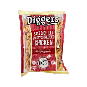 [FROZEN] DIGGERS - Salt & Chilli Crispy Shredded Chicken 1kg