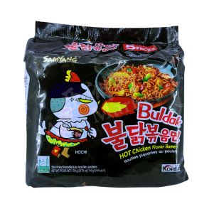 [PACK OF 5] SAMYANG - Buldak Hot Chicken Ramen(Original)养 - 火鸡拉面 (原味) 140g (x5Pkts)