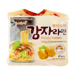  SAMYANG - Potato Ramen Noodle (120gx5) 600g 韩国三养 - 薯仔拉面  (5包装) 