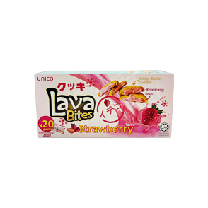UNICO - Lava Bites (Strawberry Flavour) 200g 