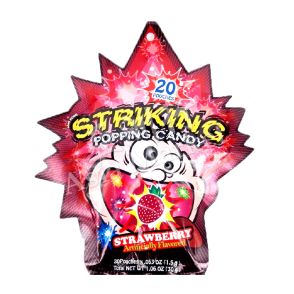 STRIKING索劲 爆炸糖 -草莓味 30g