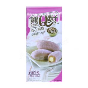 TAIWAN DESSERT 宝岛Q点子 - 卷心麻糬 (香芋牛奶) (5x30g) 150g 